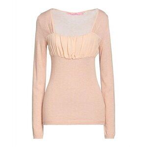 NWT New $260 Kaos Wool Blend Silk Knit Blush Sweater Size S Made in Italy